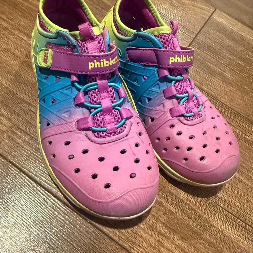 Stride Rite Phibian Kids Water Shoes - Purple and Blue